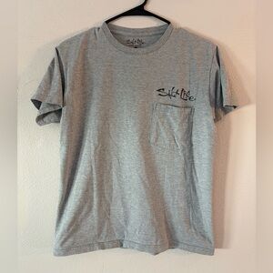 Salt Life Heather Gray Short Sleeve Tee sz Small